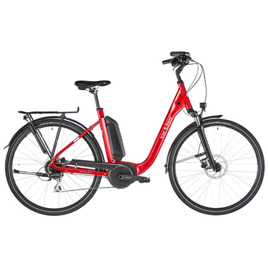 Bicicleta de paseo eléctrica ORTLER BERGEN 300 WAVE Rojo 2020 0